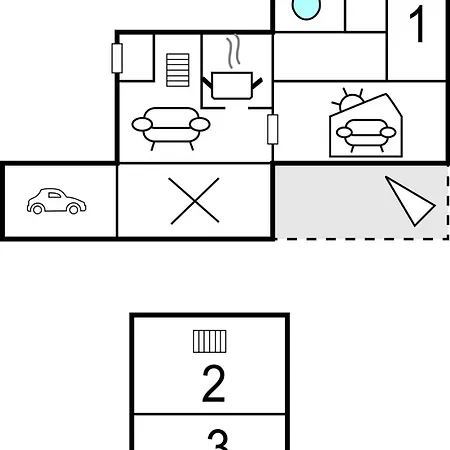 Feriehus Two-bedroom In Rudkøbing